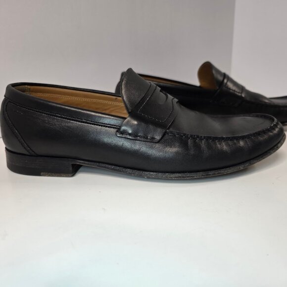 Bally Switzerland Loafer Slip-On Soft Leather Men Dress Shoe Black 9D main image 4